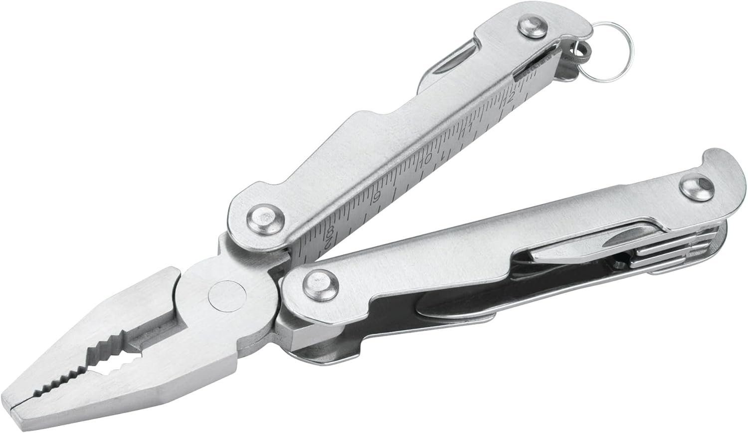 5-in-1 Multi-Tool with Screwdriver, Pliers, Knife, Bottle Opener, and Cutter, Made of Durable Stainless Steel