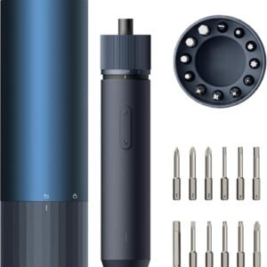12-in-1 Electric Screwdriver Rechargeable, Cordless Screwdriver Set