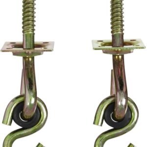 5/16" x 4", Steel, 2-Pack, Zinc Plated